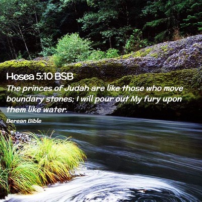 Picture 02 - Hosea 5:10 BSB - The princes of Judah are like those who move - Bible Verse Picture