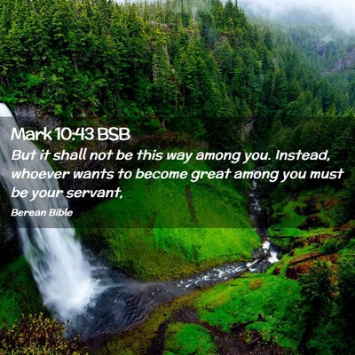 Picture 02 - Mark 10:43 BSB - But it shall not be this way among you. Instead, - Bible Verse Picture
