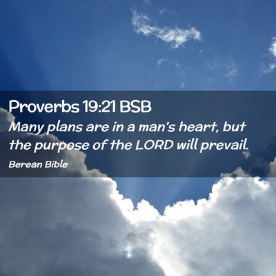 Picture 02 - Proverbs 19:21 BSB - Many plans are in a man’s heart, but the - Bible Verse Picture