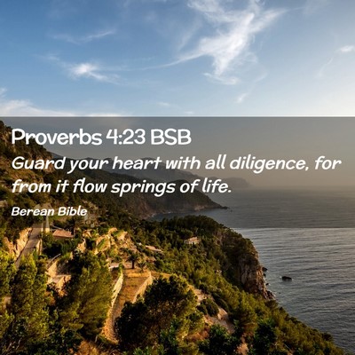 Picture 02 - Proverbs 4:23 BSB - Guard your heart with all diligence, for from it - Bible Verse Picture
