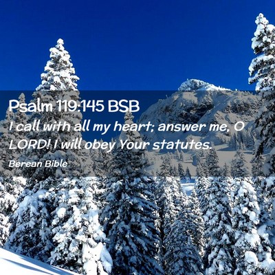 Picture 02 - Psalm 119:145 BSB - I call with all my heart; answer me, O LORD! I - Bible Verse Picture