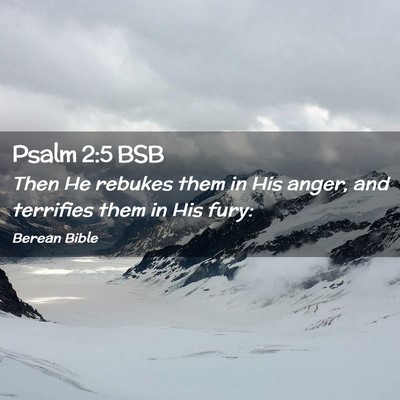 Picture 02 - Psalm 2:5 BSB - Then He rebukes them in His anger, and terrifies - Bible Verse Picture