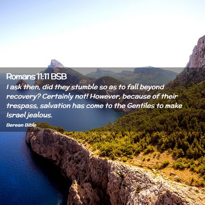 Picture 02 - Romans 11:11 BSB - I ask then, did they stumble so as to fall beyond - Bible Verse Picture