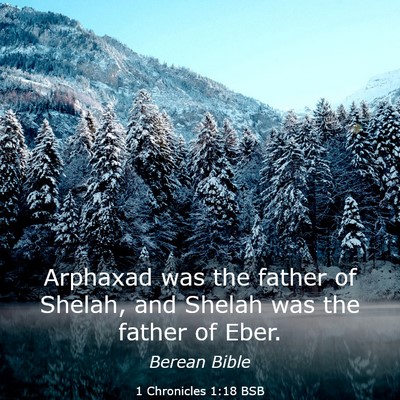 Picture 03 - 1 Chronicles 1:18 BSB - Arphaxad was the father of Shelah, and Shelah was - Bible Verse Picture