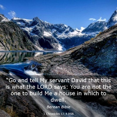 Picture 03 - 1 Chronicles 17:4 BSB - “Go and tell My servant David that this is what - Bible Verse Picture