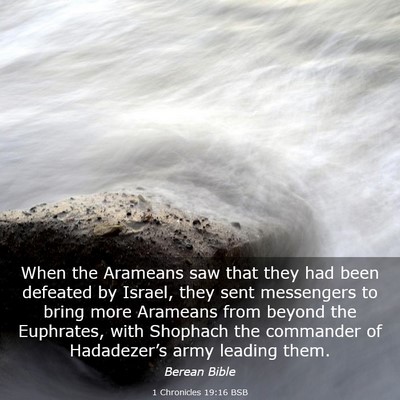 Picture 03 - 1 Chronicles 19:16 BSB - When the Arameans saw that they had been defeated - Bible Verse Picture