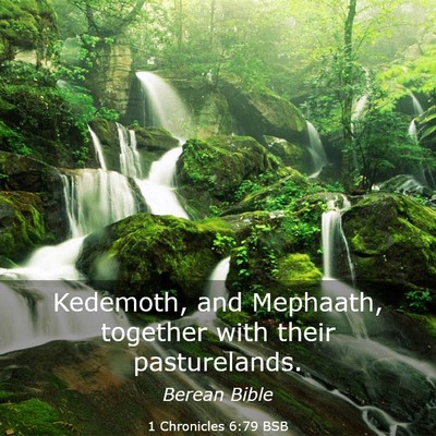 Picture 03 - 1 Chronicles 6:79 BSB - Kedemoth, and Mephaath, together with their - Bible Verse Picture
