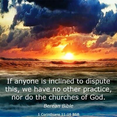 Picture 03 - 1 Corinthians 11:16 BSB - If anyone is inclined to dispute this, we have no - Bible Verse Picture