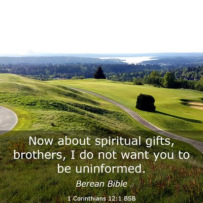 Picture 03 - 1 Corinthians 12:1 BSB - Now about spiritual gifts, brothers, I do not - Bible Verse Picture