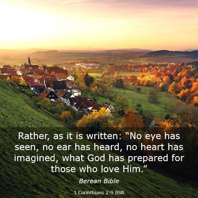 Picture 03 - 1 Corinthians 2:9 BSB - Rather, as it is written: “No eye has seen, no - Bible Verse Picture