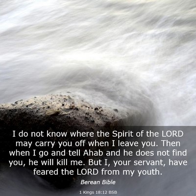 Picture 03 - 1 Kings 18:12 BSB - I do not know where the Spirit of the LORD may - Bible Verse Picture