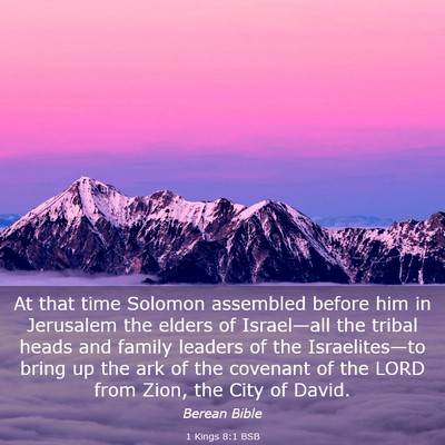 Picture 03 - 1 Kings 8:1 BSB - At that time Solomon assembled before him in - Bible Verse Picture