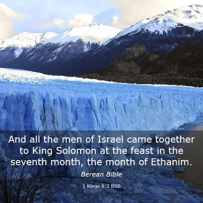 Picture 03 - 1 Kings 8:2 BSB - And all the men of Israel came together to King - Bible Verse Picture