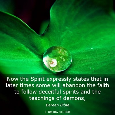 Picture 03 - 1 Timothy 4:1 BSB - Now the Spirit expressly states that in later - Bible Verse Picture