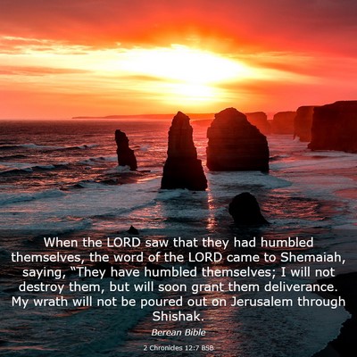 Picture 03 - 2 Chronicles 12:7 BSB - When the LORD saw that they had humbled - Bible Verse Picture