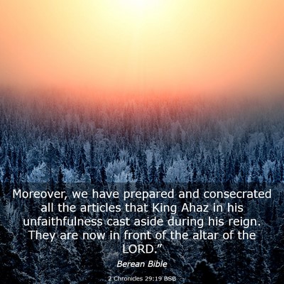 Picture 03 - 2 Chronicles 29:19 BSB - Moreover, we have prepared and consecrated all - Bible Verse Picture