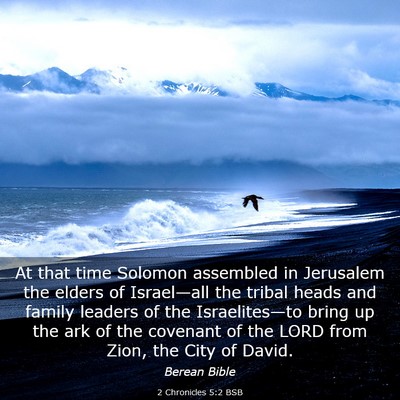 Picture 03 - 2 Chronicles 5:2 BSB - At that time Solomon assembled in Jerusalem the - Bible Verse Picture