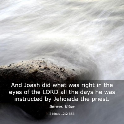 Picture 03 - 2 Kings 12:2 BSB - And Joash did what was right in the eyes of the - Bible Verse Picture