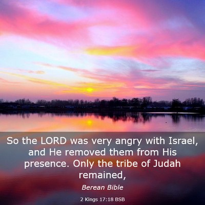 Picture 03 - 2 Kings 17:18 BSB - So the LORD was very angry with Israel, and He - Bible Verse Picture
