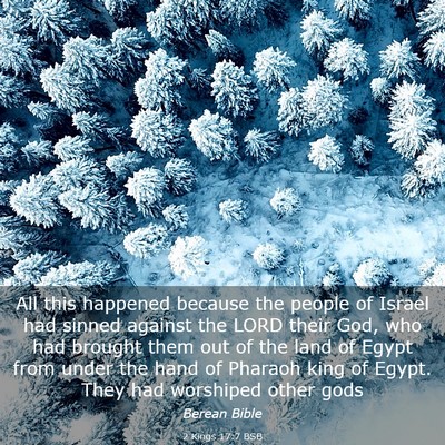 Picture 03 - 2 Kings 17:7 BSB - All this happened because the people of Israel - Bible Verse Picture