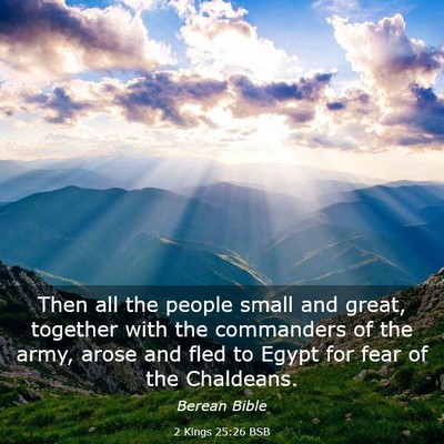 Picture 03 - 2 Kings 25:26 BSB - Then all the people small and great, together - Bible Verse Picture