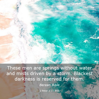 Picture 03 - 2 Peter 2:17 BSB - These men are springs without water and mists - Bible Verse Picture