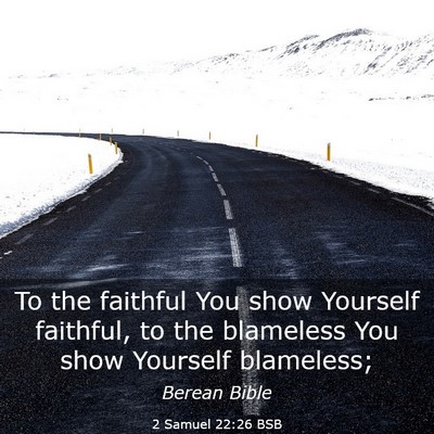 Picture 03 - 2 Samuel 22:26 BSB - To the faithful You show Yourself faithful, to - Bible Verse Picture
