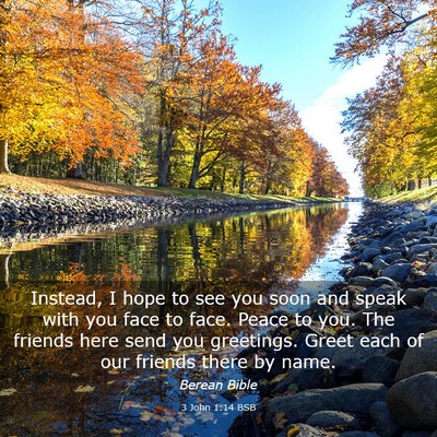 Picture 03 - 3 John 1:14 BSB - Instead, I hope to see you soon and speak with - Bible Verse Picture