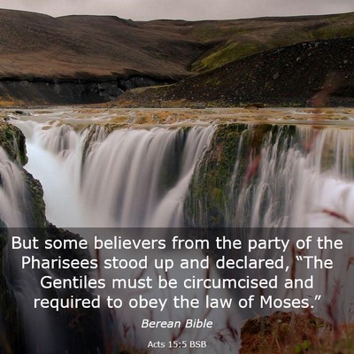 Picture 03 - Acts 15:5 BSB - But some believers from the party of the - Bible Verse Picture
