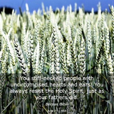 Picture 03 - Acts 7:51 BSB - You stiff-necked people with uncircumcised hearts - Bible Verse Picture
