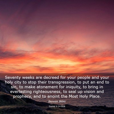 Picture 03 - Daniel 9:24 BSB - Seventy weeks are decreed for your people and - Bible Verse Picture