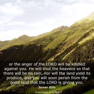 Picture 03 - Deuteronomy 11:17 BSB - or the anger of the LORD will be kindled against - Bible Verse Picture