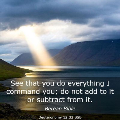 Picture 03 - Deuteronomy 12:32 BSB - See that you do everything I command you; do not - Bible Verse Picture