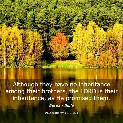Picture 03 - Deuteronomy 18:2 BSB - Although they have no inheritance among their - Bible Verse Picture