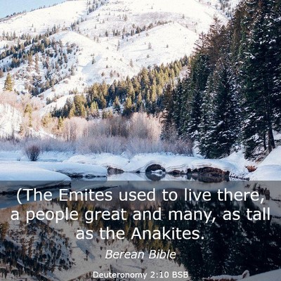 Picture 03 - Deuteronomy 2:10 BSB - (The Emites used to live there, a people great - Bible Verse Picture