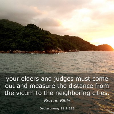 Picture 03 - Deuteronomy 21:2 BSB - your elders and judges must come out and measure - Bible Verse Picture