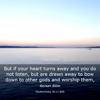 Picture 03 - Deuteronomy 30:17 BSB - But if your heart turns away and you do not - Bible Verse Picture