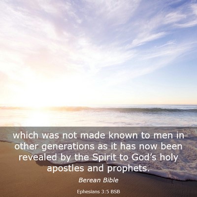 Picture 03 - Ephesians 3:5 BSB - which was not made known to men in other - Bible Verse Picture
