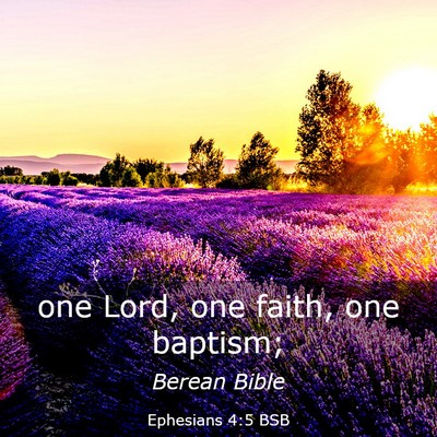 Picture 03 - Ephesians 4:5 BSB - one Lord, one faith, one - Bible Verse Picture
