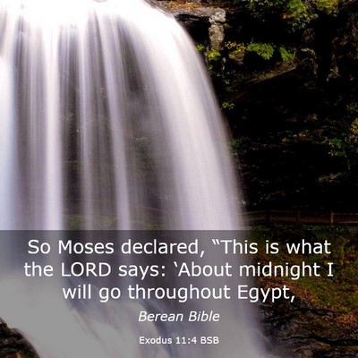 Picture 03 - Exodus 11:4 BSB - So Moses declared, “This is what the LORD says: - Bible Verse Picture