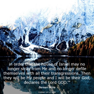 Picture 03 - Ezekiel 14:11 BSB - in order that the house of Israel may no longer - Bible Verse Picture