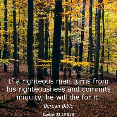 Picture 03 - Ezekiel 33:18 BSB - If a righteous man turns from his righteousness - Bible Verse Picture