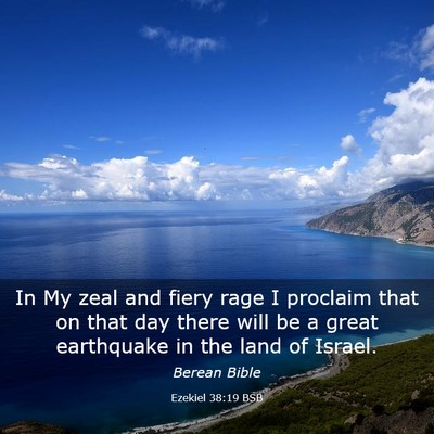 Picture 03 - Ezekiel 38:19 BSB - In My zeal and fiery rage I proclaim that on that - Bible Verse Picture