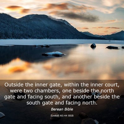 Picture 03 - Ezekiel 40:44 BSB - Outside the inner gate, within the inner court, - Bible Verse Picture
