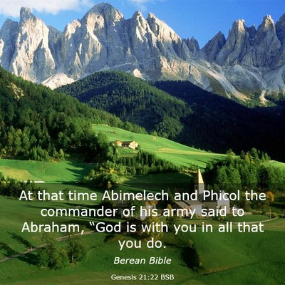 Picture 03 - Genesis 21:22 BSB - At that time Abimelech and Phicol the commander - Bible Verse Picture