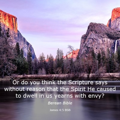 Picture 03 - James 4:5 BSB - Or do you think the Scripture says without reason - Bible Verse Picture