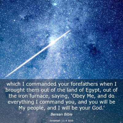Picture 03 - Jeremiah 11:4 BSB - which I commanded your forefathers when I brought - Bible Verse Picture