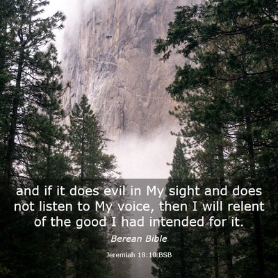 Picture 03 - Jeremiah 18:10 BSB - and if it does evil in My sight and does not - Bible Verse Picture