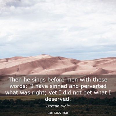 Picture 03 - Job 33:27 BSB - Then he sings before men with these words: ‘I - Bible Verse Picture