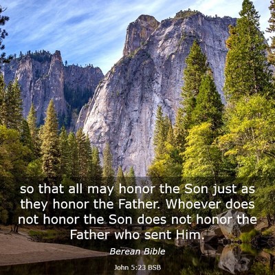 Picture 03 - John 5:23 BSB - so that all may honor the Son just as they honor - Bible Verse Picture